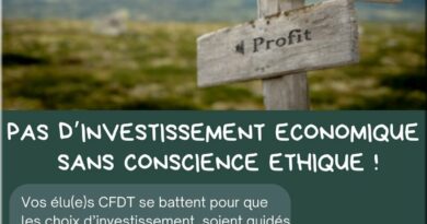 CFDT PCA – pas d’investissement économique sans conscience éthique, Jean Pierre ICART votre référent RSE CFDT à PCA